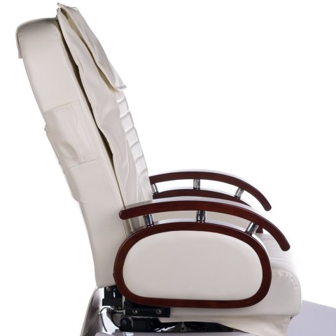 Fotel do pedicure z masażem BR-2307 Kremowy