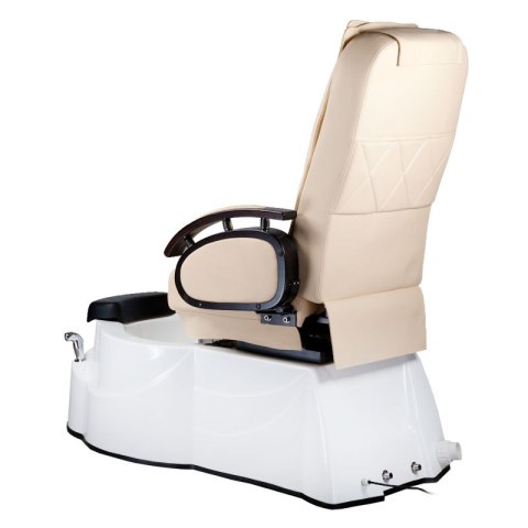 Fotel do pedicure z masażem BR-3820D Kremowy