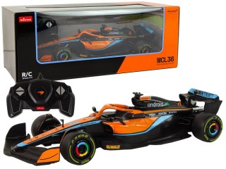 Auto R/C Wyścigówka McLaren F1 1:18 Pomarańczowy Rastar