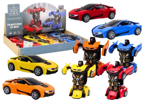 Auto-Robot 2w1 Robot 4 Kolory LEAN TOYS