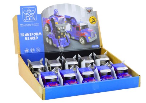 Auto-Robot Ciężarówka 2w1 Robot 2 Kolory LEAN TOYS