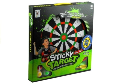 Gra Na Rzepy Tarcza Rzutki Kuleczki Darts Rzutki LEAN Toys