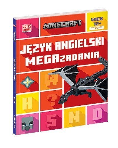 Książeczka Minecraft. Język angielski. Megazadania 12+ Harper Collins