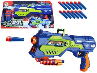 Pistolet Broń Na Naboje Piankowe Z Magazynkiem Air Blaster LEAN Toys