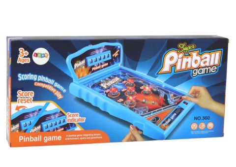 Gra Zręcznościowa Pinball Światła Dźwięki Tablica Wyników LEAN Toys