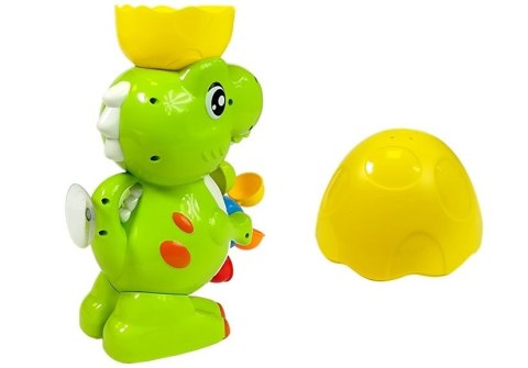 Kąpielowy Dinozaur Młynek Tryskający Wodą LEAN Toys