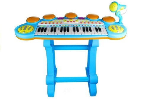 Organy Pianinko Keyboard Perkusja Stołek LEAN Toys