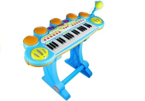 Organy Pianinko Keyboard Perkusja Stołek LEAN Toys