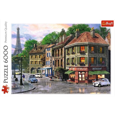 Puzzle 6000 elementów, Uliczka Paryża Trefl