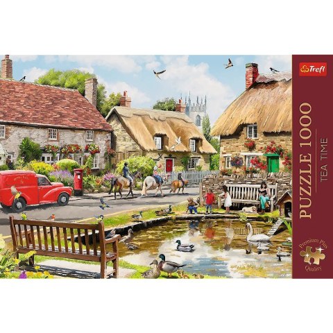 Puzzle 1000 elementów Premium Lato w miasteczku Trefl