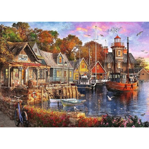 Puzzle 1000 elementów Premium Plus Nadmorski zakątek Trefl