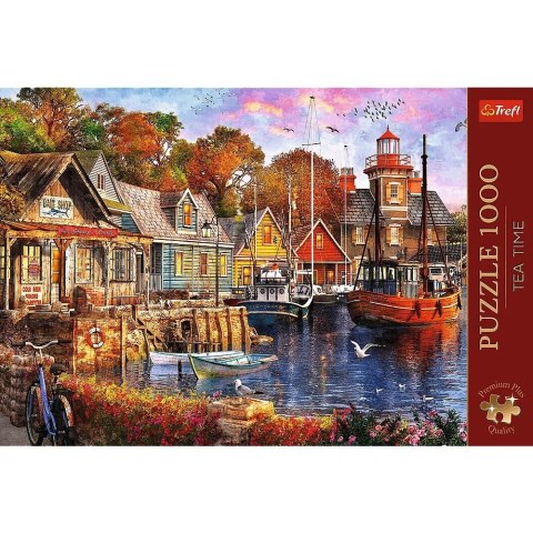 Puzzle 1000 elementów Premium Plus Nadmorski zakątek Trefl