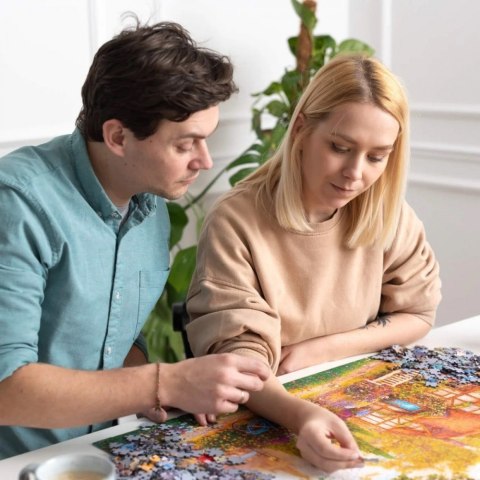 Puzzle 1000 elementów Premium Plus Nadmorski zakątek Trefl