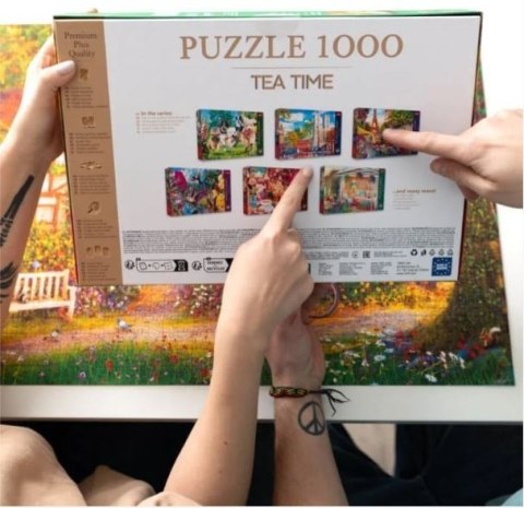 Puzzle 1000 elementów Premium Plus Quality Targ kwiatowy, Paryż Trefl