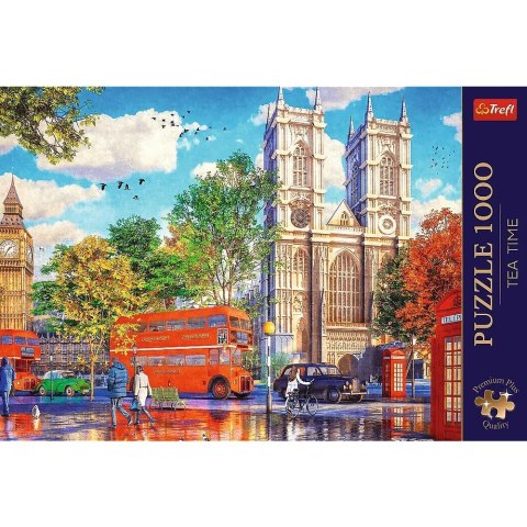 Puzzle 1000 elementów Premium Plus Widok na Londyn Trefl