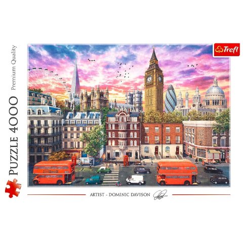 Puzzle 4000 elementów Spacer po Londynie Trefl