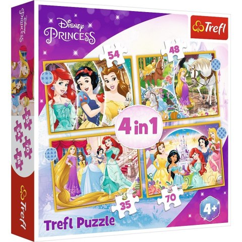 Puzzle 4w1 Sczęśliwy dzień Trefl