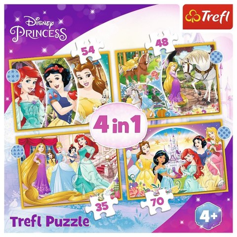 Puzzle 4w1 Sczęśliwy dzień Trefl