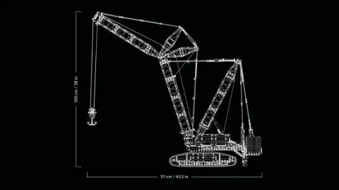 Klocki Technic 42146 Żuraw gąsienicowy Liebherr LR 13000 LEGO