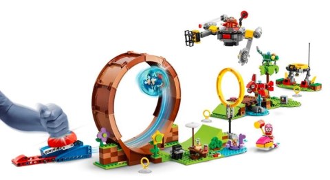 Klocki Sonic 76994 Wyzwanie z pętlą w Green Hill LEGO