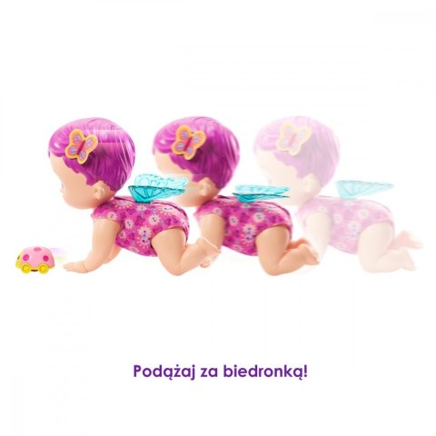 Lalka My Garden Baby Raczkujący Bobasek-Motylek różowa Mattel