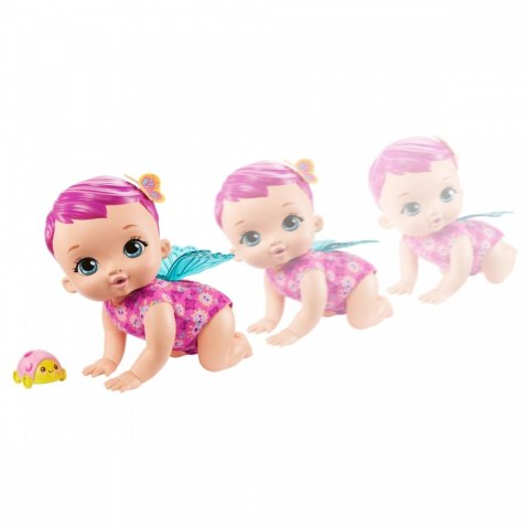 Lalka My Garden Baby Raczkujący Bobasek-Motylek różowa Mattel