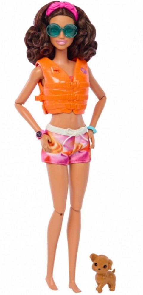 Barbie Lalka z deską surfingową Mattel