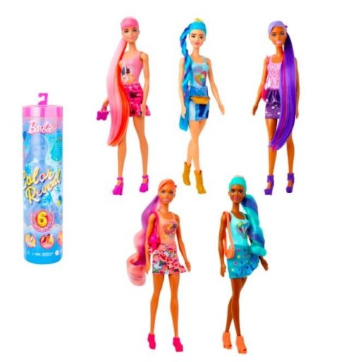 Lalka BARBIE Color Reveal seria Totally Denim Mattel