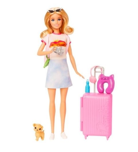 Lalka Barbie Malibu w podróży Mattel