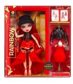 Lalka Rainbow High Fantastic Fashion Doll- RED - Ruby Anderson MGA