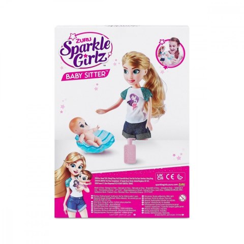 Lalka Zestaw Opiekunka do dzieci ZURU Sparkle Girlz