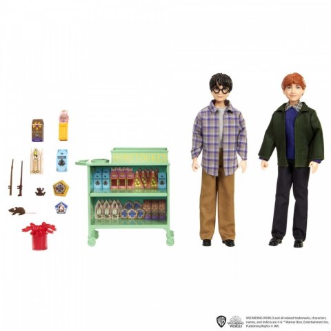 Zestaw lalek Harry Potter Harry i Ron w Ekspresie do Hogwartu Mattel