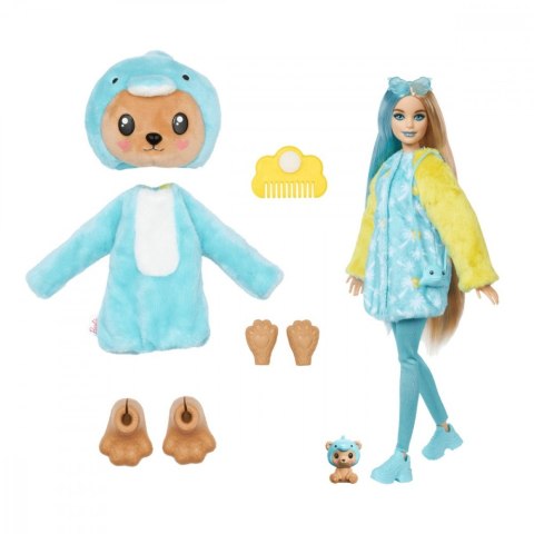 Lalka Barbie Cutie Reveal Miś - Delfin Mattel