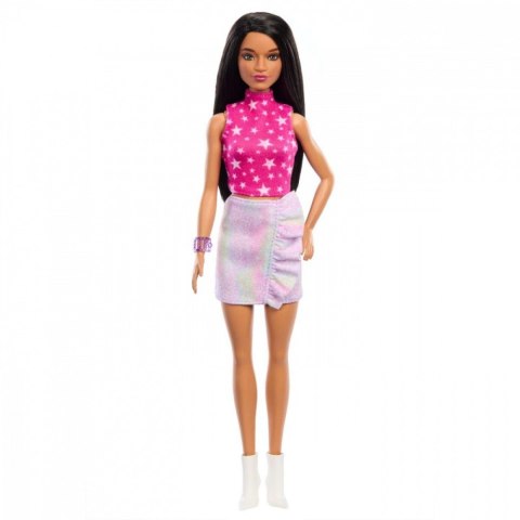 Lalka Barbie Fashionistas top z gwiazdkami Mattel