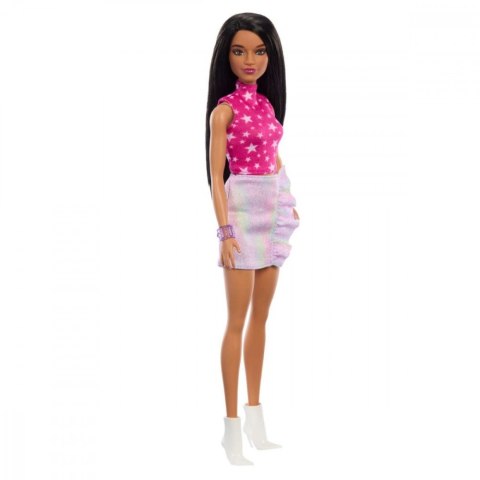 Lalka Barbie Fashionistas top z gwiazdkami Mattel