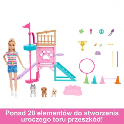 Zestaw filmowy Barbie Plac zabaw dla pieskow + Stacie Mattel