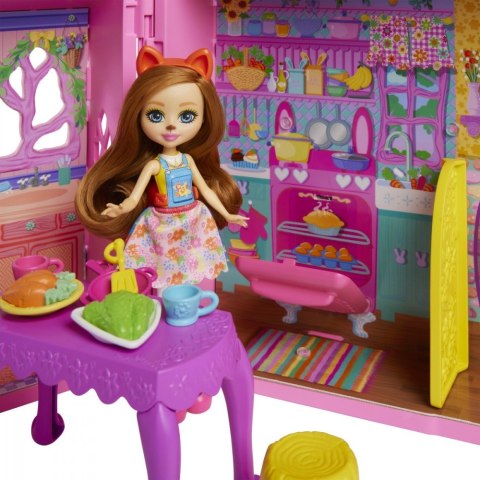 Lalka Enchantimals Domek przyjaźni z meblami i akcesoriami Mattel