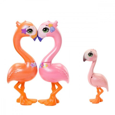 Lalka Enchantimals Rodzina Flamingów Florinda Flamingo + 3 Zwierzątka Mattel