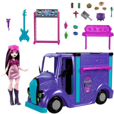 Zestaw z lalką Monster High Koncertowy Food Truck Draculaura Mattel