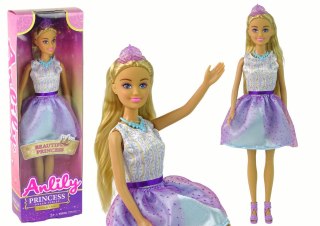 Lalka Anlily Princess Księżniczka Fiolet Królowa LEAN Toys