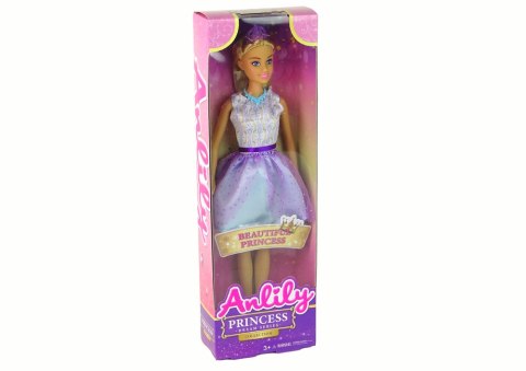 Lalka Anlily Princess Księżniczka Fiolet Królowa LEAN Toys