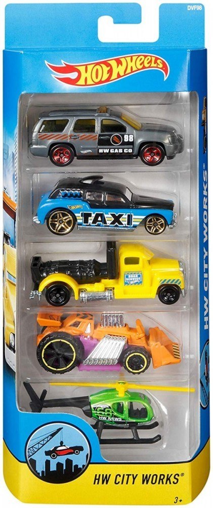 Samochodziki 5 sztuk Hot Wheels