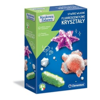 Zestaw naukowy Fluorescencyjne Kryształy Clementoni