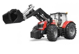 Traktor Massey Ferguson 7600 z ladowaczem BRUDER