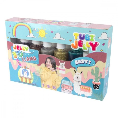 Zestaw Tubi Jelly 6 kolorów - Lama TUBAN