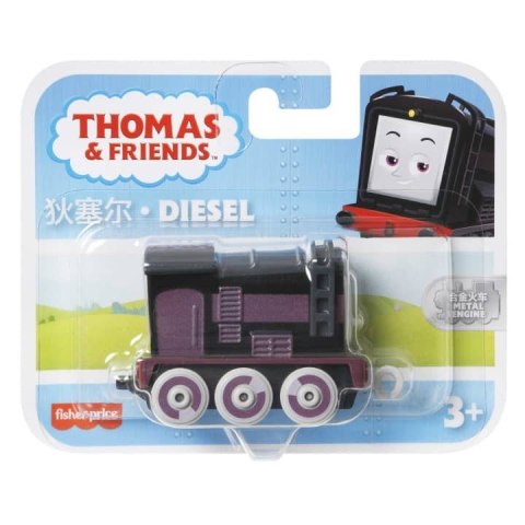 Lokomotywa Tomek i Przyjaciele mała metalowa Diesel Fisher Price