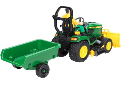 Pojazd Traktorek John Deere z kosiarką i figurką BRUDER