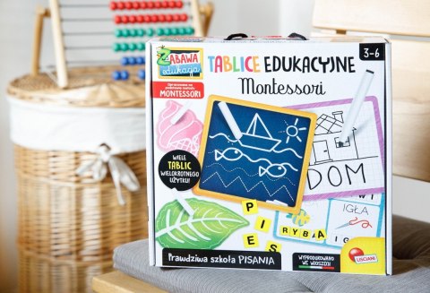 Tablice edukacyjne Montessori Lisciani