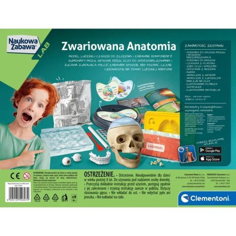 Zestaw edukacyjny Zwariowana Anatomia Clementoni