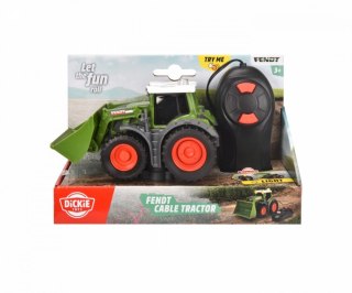 Pojazd Farm Fendt Traktor sterowany kablowo 14 cm Dickie